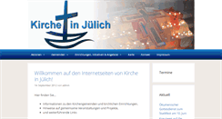 Desktop Screenshot of kirche-juelich.de