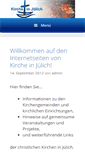 Mobile Screenshot of kirche-juelich.de