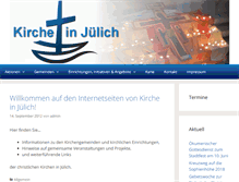 Tablet Screenshot of kirche-juelich.de